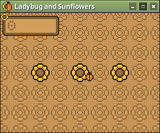 Screenshot: Ladybug and Sunflowers video game
